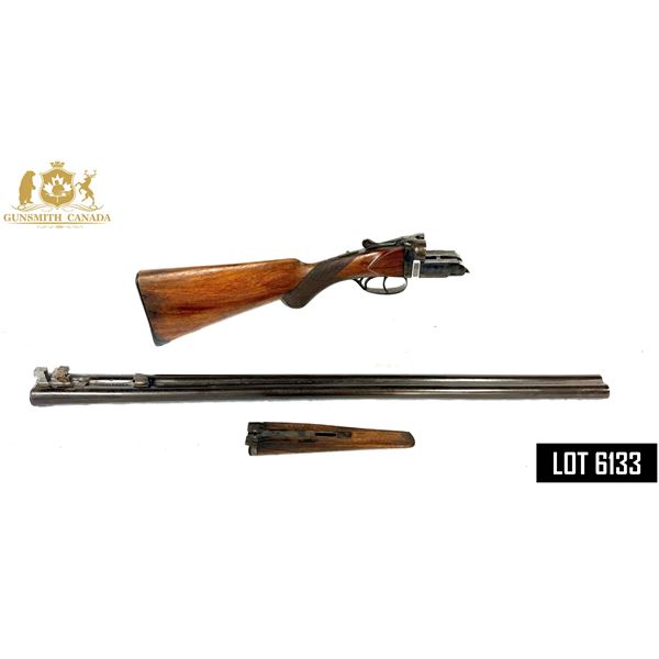 CAMBRIDGE ARMS 12 GA SIDE-BY-SIDE SHOTGUN — 2½" CHAMBERS — 30" DAMASCUS STEEL BARR