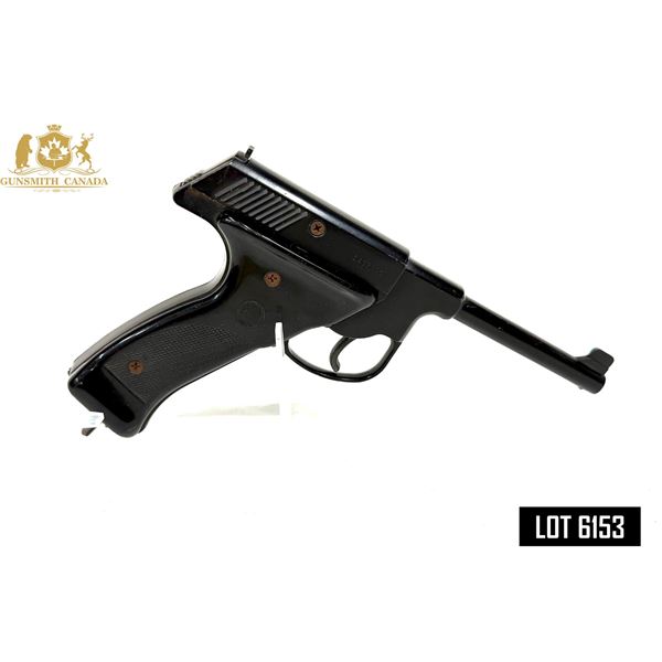 PLAINSMAN .175 CAL BREAK-BARREL AIR PISTOL — VINTAGE SPRING-PISTON PELLET GUN