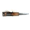 Image 8 : SWEDISH M/1896 MAUSER BAYONET — CROWN MARKED — STEEL SCABBARD — LEATHER F