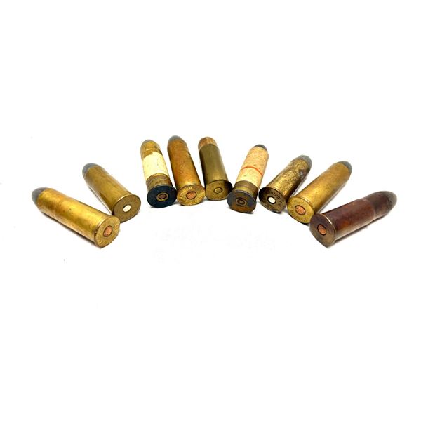 VINTAGE .577 / .57 SNIDER AMMUNITION — MIXED COLLECTOR LOT — 9 CARTRIDGES