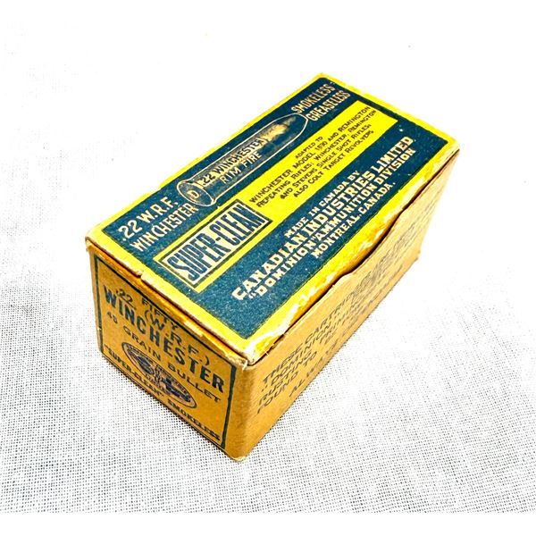 VINTAGE C-I-L “SUPER-CLEAN” .22 W.R.F. WINCHESTER RIM FIRE AMMUNITION — 4