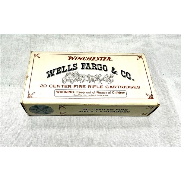 WINCHESTER WELLS FARGO & CO. COMMEMORATIVE CENTERFIRE RIFLE AMMUNITION — COLLECTIBLE BOX