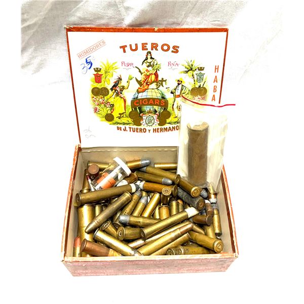 VINTAGE MIXED AMMUNITION LOT — ASSORTED CENTERFIRE & RIMFIRE CARTRIDGES — COLLECTO
