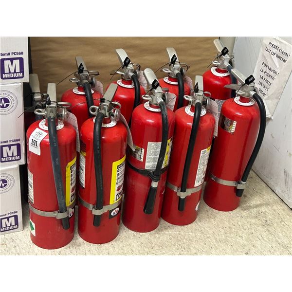 10-Fire Extinguishers - 10 X $