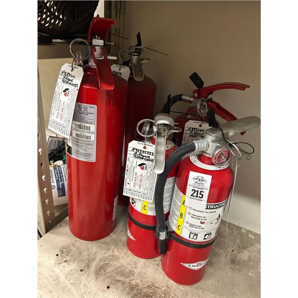 5-Fire Extinguishers - 5 X $