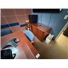 Image 4 : Executive Conference Table w/13 Chairs, Credenza, Mini Ref, Conference Phone