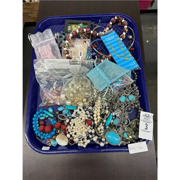 Asst. Estate Jewelry w/Pearls, Turquoise
