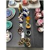 Image 2 : Porcelain Dogs, Figurines, Boat, Goblet, Décor