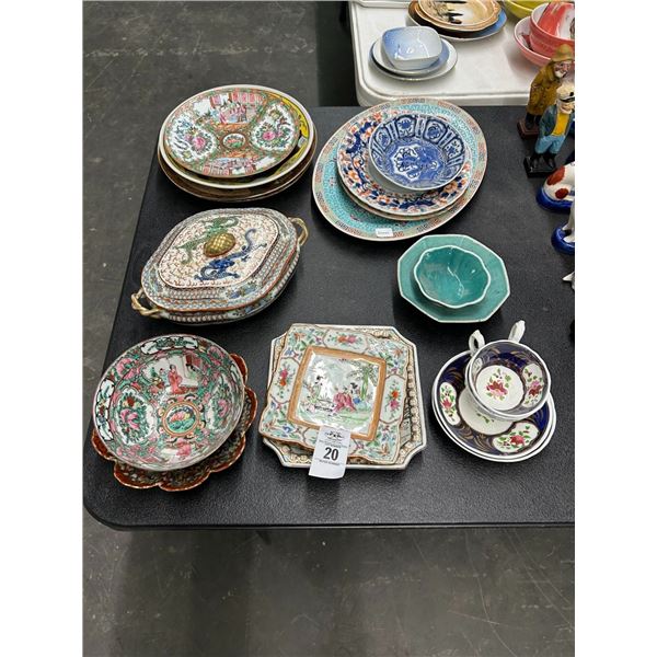 Asst. China Dishes, Bowls