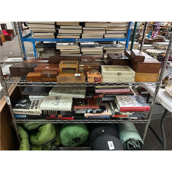 Asst. Wooden What Not Storage Boxes