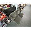 Image 2 : Brown Cloth Padded Rolling Highback Chairs - 4
