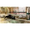 Image 1 : MF-45 INDUSTRIAL GRADE SLIDING TABLE PANEL SAW WITH CUSTOM BUILT WOOD TABLE EXTENSION