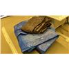 Image 4 : PLASTIC LAUNDRY SINK, 3 ELECTRIC HEATERS, 2 TARPS & 1 OSCILLATING ROOM FAN
