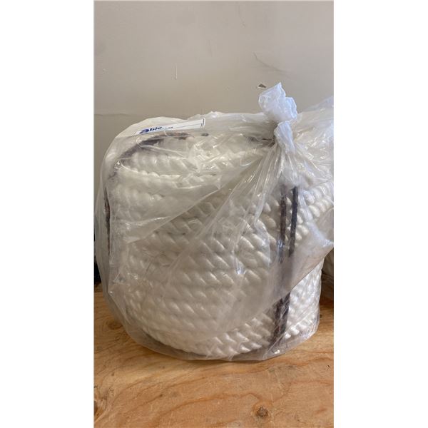 LARGE SPOOL OF HEAVY DUTY INDUSTRIAL ROPE