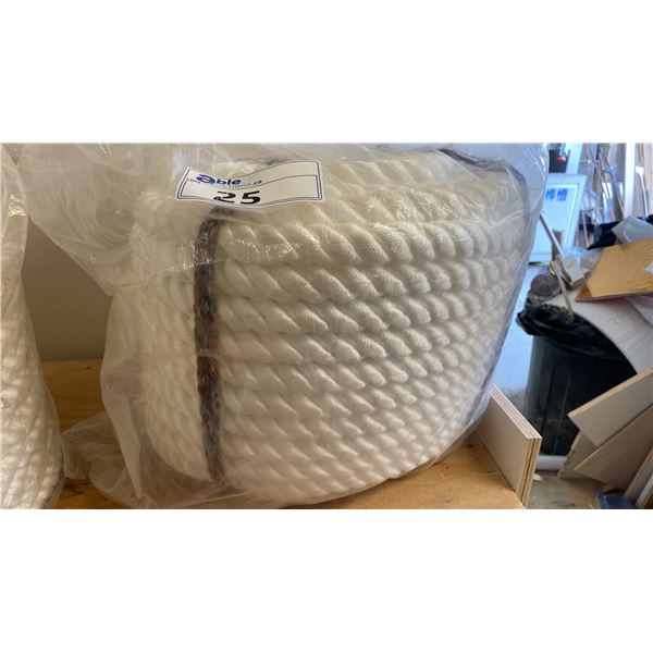 LARGE SPOOL OF HEAVY DUTY INDUSTRIAL ROPE