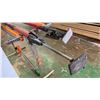Image 2 : SMALL LIGHT DUTY PORTABLE MATERIAL ROLLER CONVEYOR, 2 SUPPORT POLE JACKS & GYPSUM BOARD CUTTING