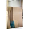 Image 2 : LARGE GROUP OF ASSORTED WOOD PIECES & WOODEN PANEL CART