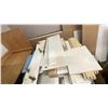 Image 6 : LARGE GROUP OF ASSORTED WOOD PIECES & WOODEN PANEL CART
