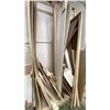 Image 9 : LARGE GROUP OF ASSORTED WOOD PIECES & WOODEN PANEL CART