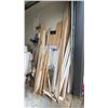 Image 2 : LARGE GROUP OF ASSORTED WOOD, COPPER PIPING, BOARD LUMBER, TRIM PIECES & MORE