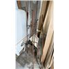 Image 3 : LARGE GROUP OF ASSORTED WOOD, COPPER PIPING, BOARD LUMBER, TRIM PIECES & MORE