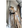 Image 4 : LARGE GROUP OF ASSORTED WOOD, COPPER PIPING, BOARD LUMBER, TRIM PIECES & MORE