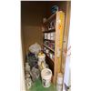 Image 1 : CONTENTS OF CLOSET- ASSORTED PAINTS, STUCCO, PAINTERS TAPE & MORE