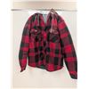 Image 1 : CHANDAIL À CAPUCHON PIONEER (CARREAUTÉ ROUGE/NOIR) #415RB TAILLE:PETIT