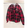 Image 1 : CHANDAIL À CAPUCHON PIONEER (CARREAUTÉ ROUGE/NOIR) #415RB TAILLE:PETIT