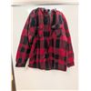 Image 1 : CHANDAIL À CAPUCHON PIONEER (CARREAUTÉ ROUGE/NOIR) #415RB TAILLE:XL
