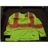 Image 1 : CHEMISE DE SÉCURITÉ À MANCHES LONGUES DOUBLÉE COTON VIKING #6015G TAILLE:XL