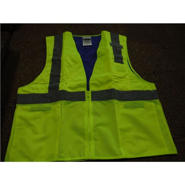 VESTE RAFRAÎCHISSANTE DE SÉCURITÉ CHILL-ITS #6668, 2X-LARGE, HAUTE VISIBILITÉ JAUNE-LIME