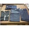 Image 1 : LOT DE 4 CHEMISES/PANTALONS DE TRAVAIL ASSORTIS (MARINE)