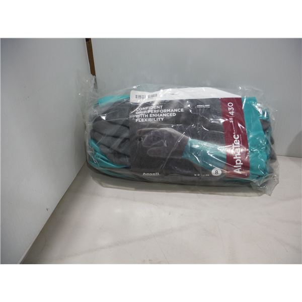 PAQUET DE 12 GANTS EN NITRILE ANSELL ALPHATEC GR:8