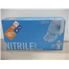 Image 1 : BOÎTE DE 100 GANTS EN NITRILE SANS POUDRE "THE SAFETY ZONE" SILKTEX #849 GR:MOYEN #GNPR-MD-1M