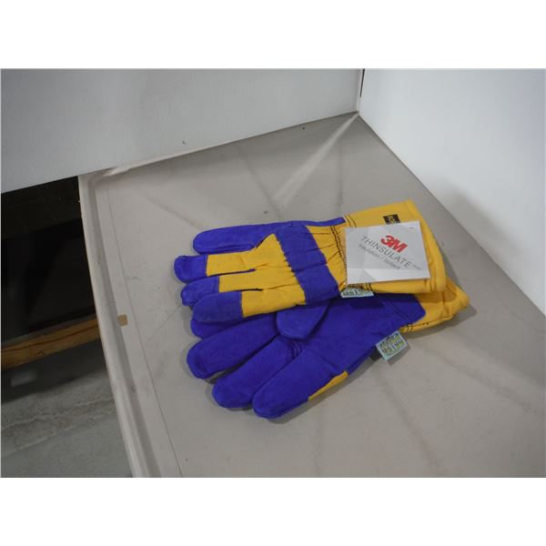 GANTS ISOLÉS NORTH POLAR #70/6465NK/S - PAUME EN CUIR REFENDU TAILLE:PETIT