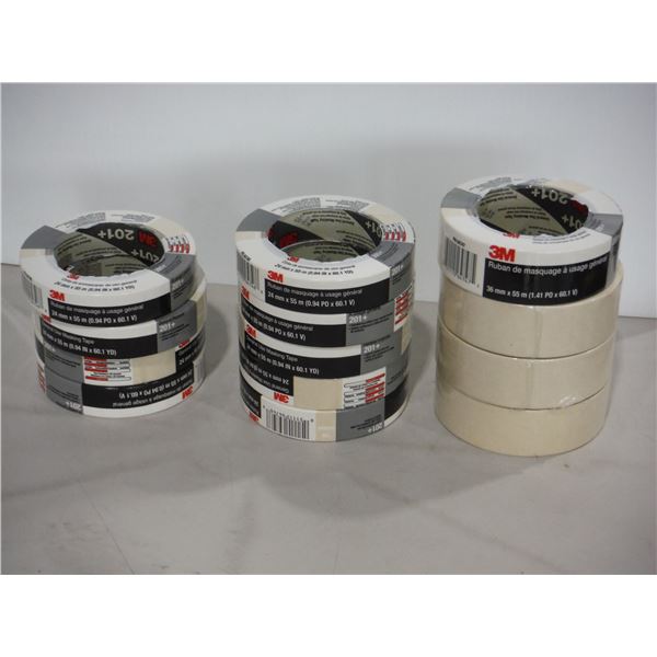 LOT DE 13 ROULEAUX DE RUBAN 3M ASSORTIS