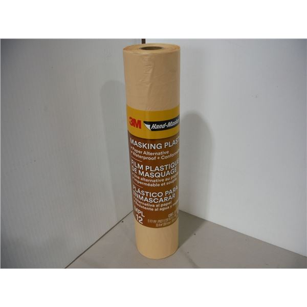 ROULEAU DE PLASTIQUE À MASQUER 3M HAND-MASKER MPL12, 12"X360'