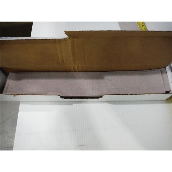 LOT DE 48 FEUILLES DE LIME À CARROSSERIE NORTON #31641 2-3/4"X16-1/2" GRAIN P220