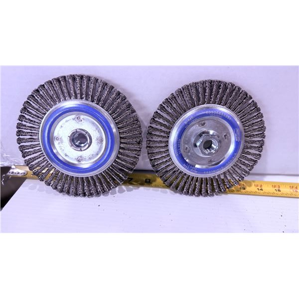 BROSSE CIRCULAIRE NORTON BLUFIRE #53351 6"X.020" ACIER INOX 5/8" A.H.