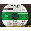 Image 2 : LOT DE 4 DISQUES À TRONÇONNER ABRASIFS JET #501229 C24R, 14" X 1/8", ALÉSAGE 20 MM, TYPE 1, 5400 RPM