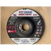 Image 2 : LOT DE 9 MEULES LONGUE DURÉE UNITED ABRASIVES A24R 4-1/2"X1/4" ALÉSAGE 7/8" OXYDE D'ALUMINIUM TYPE 2