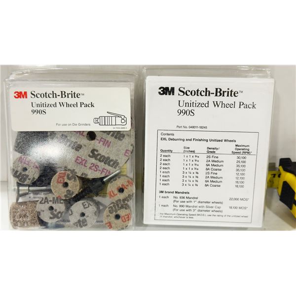 PAQUET DE MEULES UNITISÉES 3M SCOTCH-BRITE™ #990S