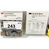 Image 1 : PAQUET DE MEULES UNITISÉES 3M SCOTCH-BRITE™ #990S