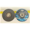 Image 1 : LOT DE 6 MEULES TYROLIT Z-FORCE #34343742 4-1/2"X1/4" ALÉSAGE 7/8" ZIRCONIUM TYPE 27