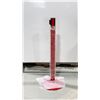 Image 1 : POTEAU TENSATOR MARINE ACIER 38" SANGLE BLANC/ROUGE LONGUEUR 13'