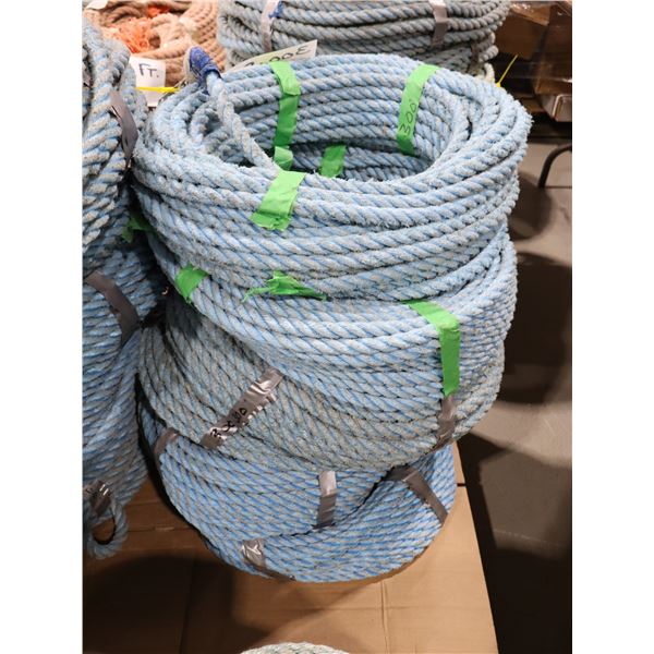 *USAGÉ* CORDE AVEC CROCHET 300' (BLEU)