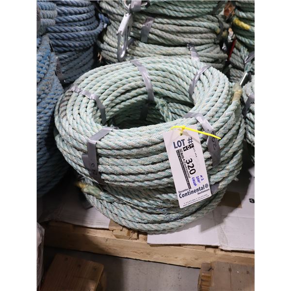 *USAGÉ* CORDE AVEC CROCHET 200' (VERT)