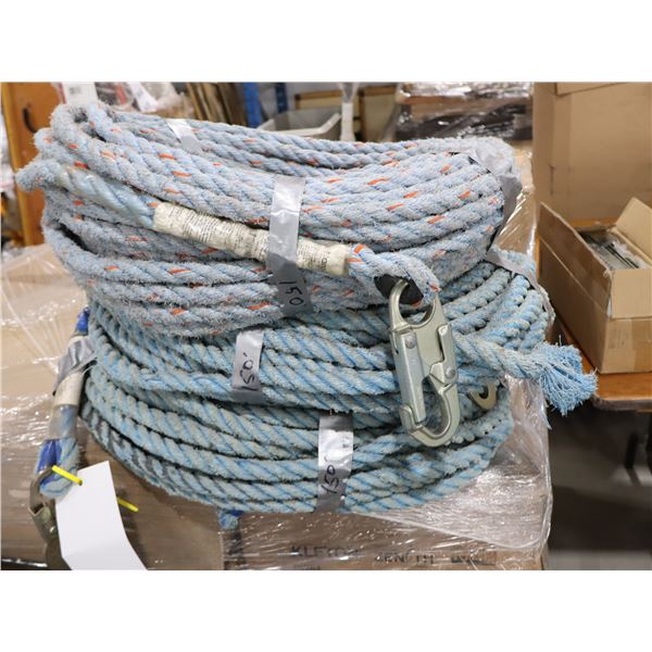 *USAGÉ* CORDE AVEC CROCHET 150' (BLEU)