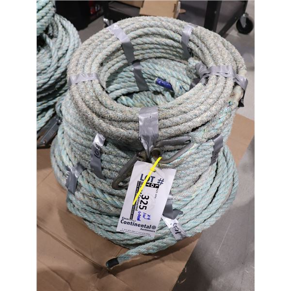 *USAGÉ* CORDE AVEC CROCHET 100' (VERT)